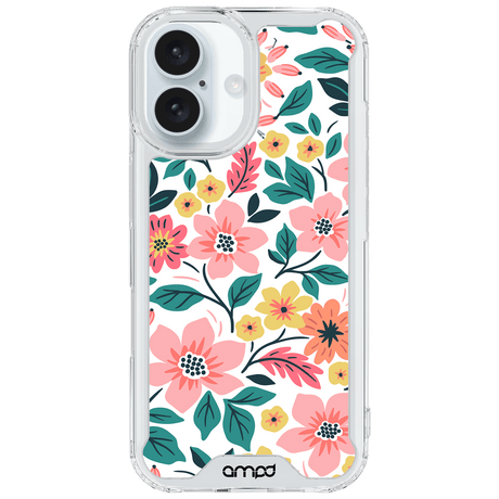 Ampd - Tpu   /   Acrylic Hd Print Magsafe Case For Apple Iphone 16 - Wildflower