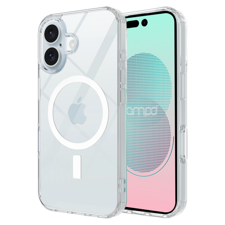 Ampd - Tpu   /   Acrylic Crystal Clear Magsafe Case For Apple Iphone 16 - Clear