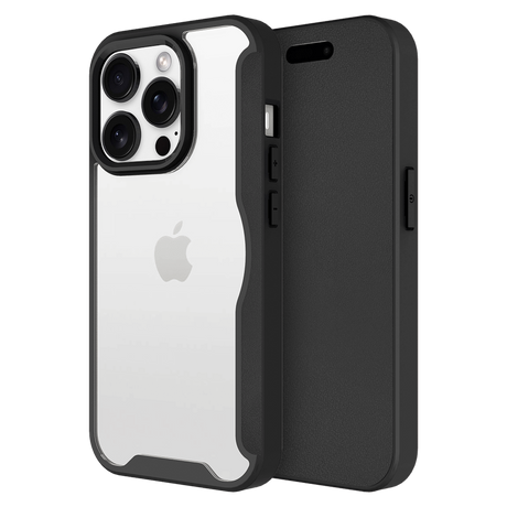 Ampd - Tpu   /   Acrylic Wallet Flip Magsafe Case For Apple Iphone 16 Pro Max - Black