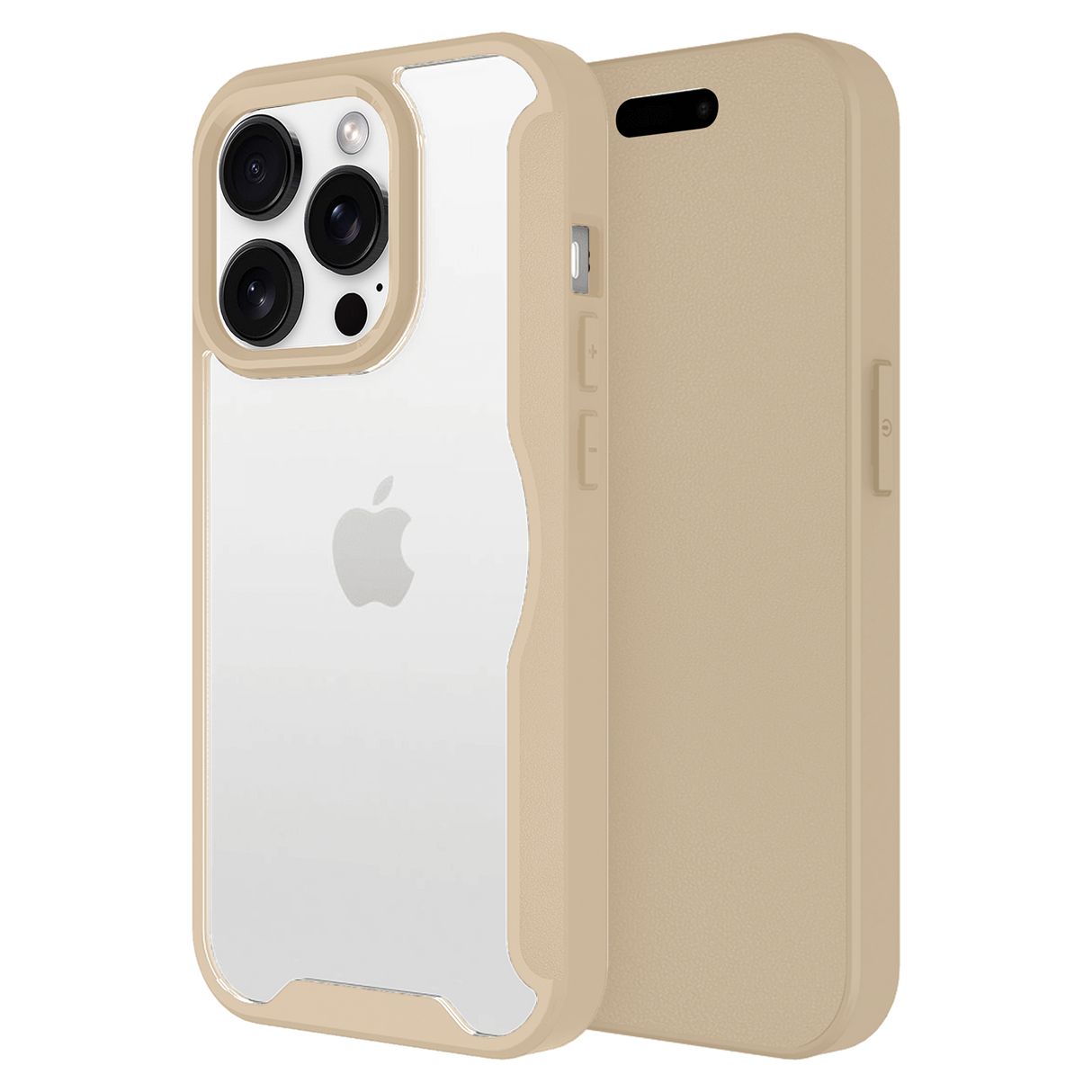 Ampd - Tpu   /   Acrylic Wallet Flip Magsafe Case For Apple Iphone 16 Pro Max - Tan