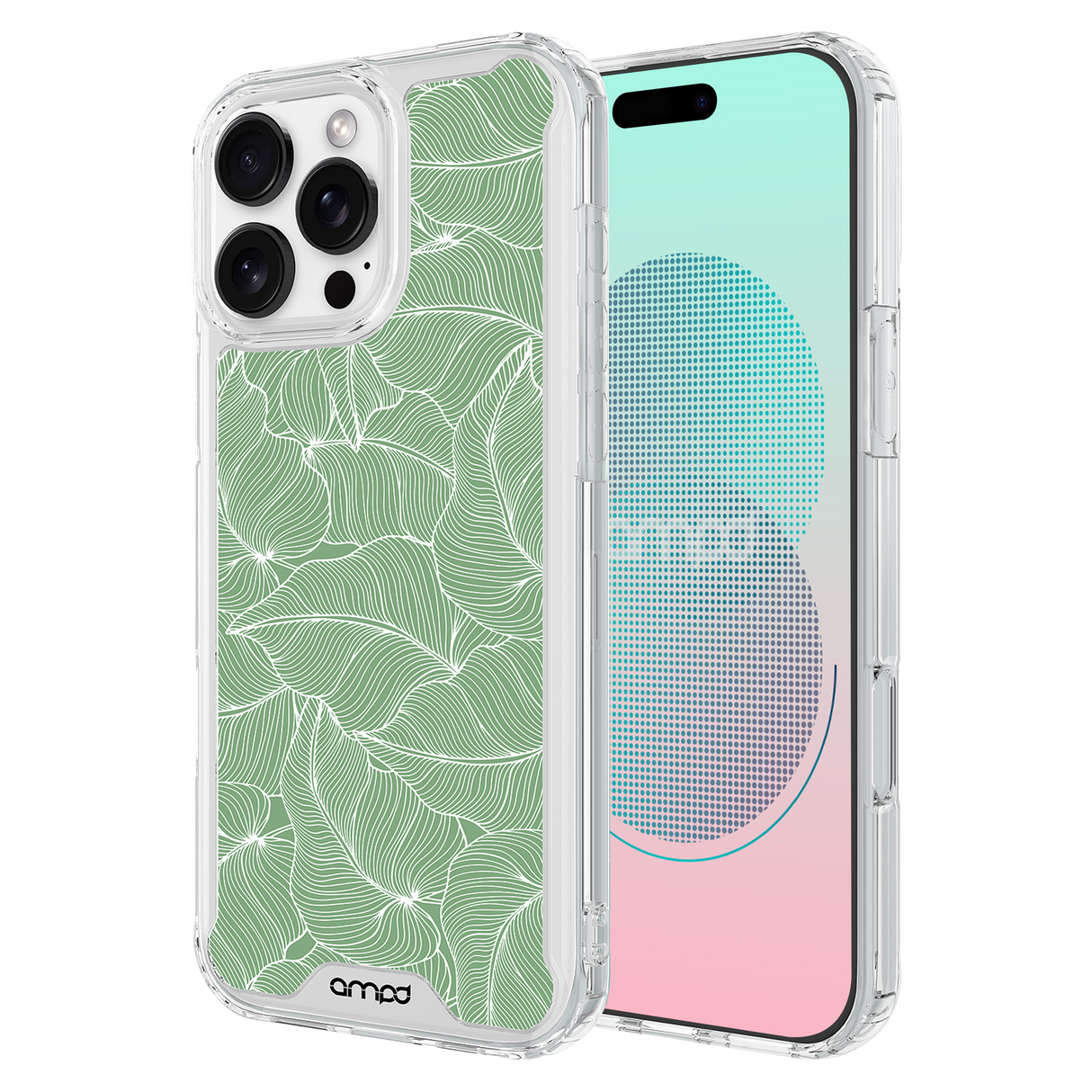 Ampd - Tpu   /   Acrylic Hd Print Magsafe Case For Apple Iphone 16 Pro Max - Palm