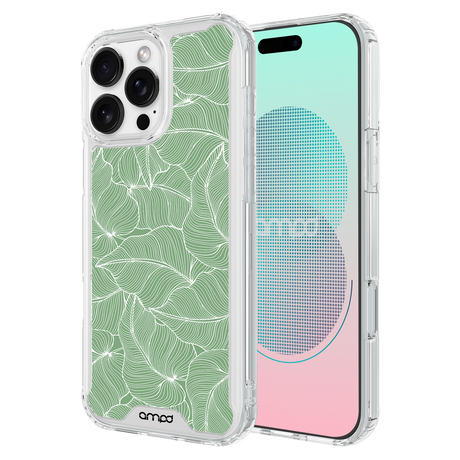 Ampd - Tpu   /   Acrylic Hd Print Magsafe Case For Apple Iphone 16 Pro Max - Palm