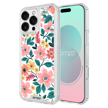 Ampd - Tpu   /   Acrylic Hd Print Magsafe Case For Apple Iphone 16 Pro Max - Wildflower