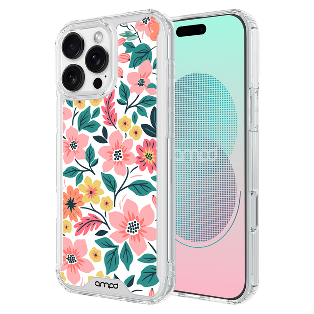 Ampd - Tpu   /   Acrylic Hd Print Magsafe Case For Apple Iphone 16 Pro Max - Wildflower