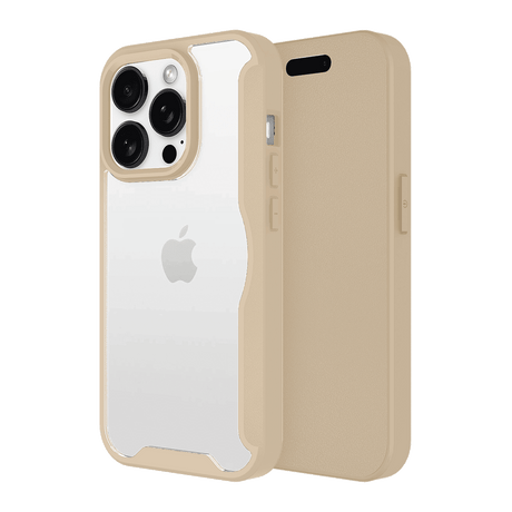 Ampd - Tpu   /   Acrylic Wallet Flip Magsafe Case For Apple Iphone 16 Pro - Tan