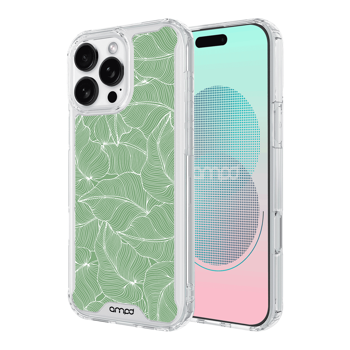 Ampd - Tpu   /   Acrylic Hd Print Magsafe Case For Apple Iphone 16 Pro - Palm