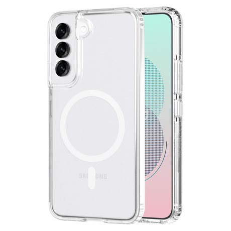 Ampd - Tpu   /   Acrylic Crystal Clear Case With Mag Ring For Samsung Galaxy S25 - Clear