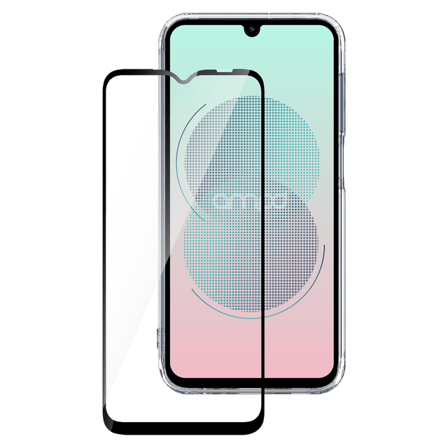 Ampd - 3d Full Faced High Impact Tempered Glass Screen Protector For Samsung Galaxy S24 Fe - Clear