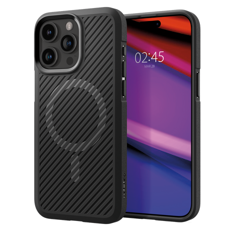 Spigen - Core Armor Magsafe Case For Apple Iphone 15 Pro - Matte Black
