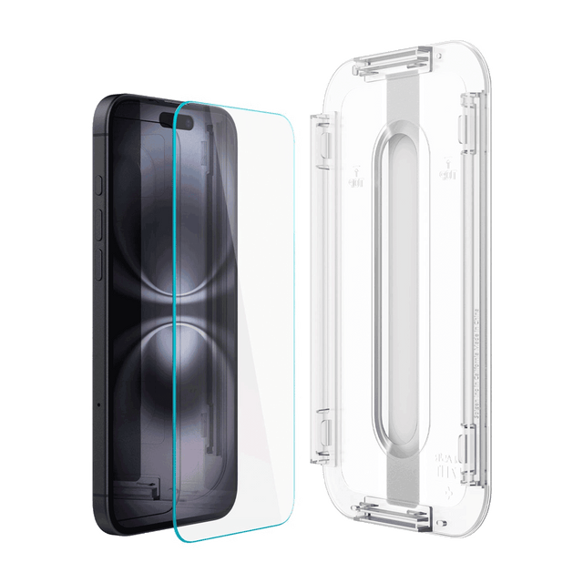 Spigen - Glas.tr Ez Fit Glass Screen Protector For Apple Iphone 16 Pro Max - Clear
