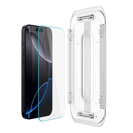 Spigen - Glas.tr Ez Fit Glass Screen Protector For Apple Iphone 16 Plus - Clear
