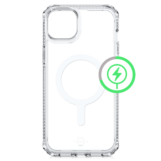 Itskins - Hybridr Clear Magsafe Case For Apple Iphone 15  /  Iphone 14  /  Iphone 13 - Transparent
