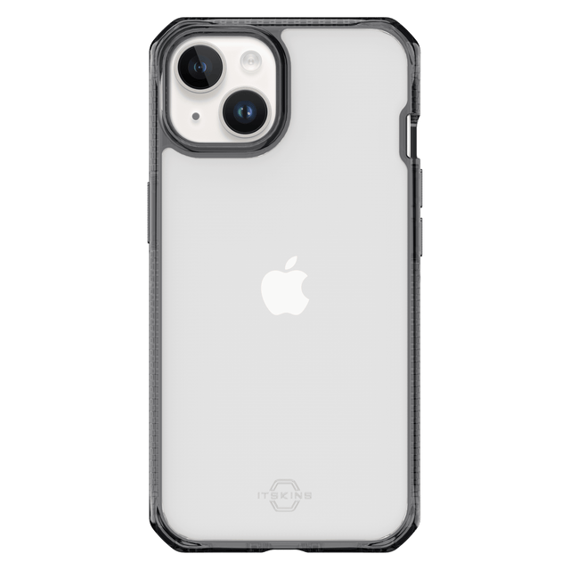 Itskins - Hybridr Clear Case For Apple Iphone 15 Plus  /  Iphone 14 Plus - Black And Transparent