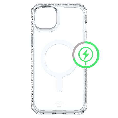 Itskins - Hybridr Clear Magsafe Case For Apple Iphone 15 Plus  /  Iphone 14 Plus - Transparent