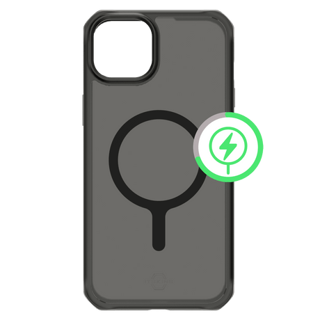 Itskins - Hybridr Frost Magsafe Case For Apple Iphone 15 Plus  /  Iphone 14 Plus - Black