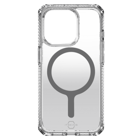 Itskins - Hybridr Ombre Magsafe Case For Apple Iphone 15 Pro Max - Smoke