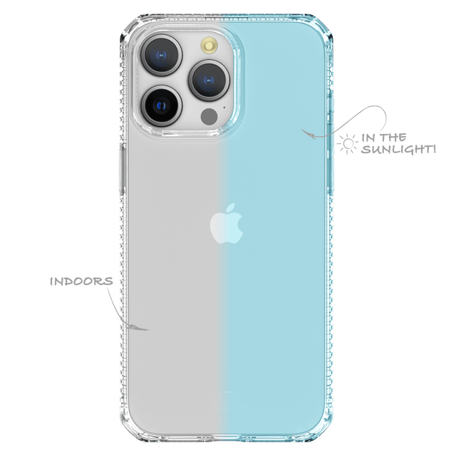 Itskins - Spectrumr Mood Case For Apple Iphone 15 Pro Max - Light Blue