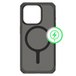 Itskins - Hybridr Frost Magsafe Case For Apple Iphone 15 Pro - Black