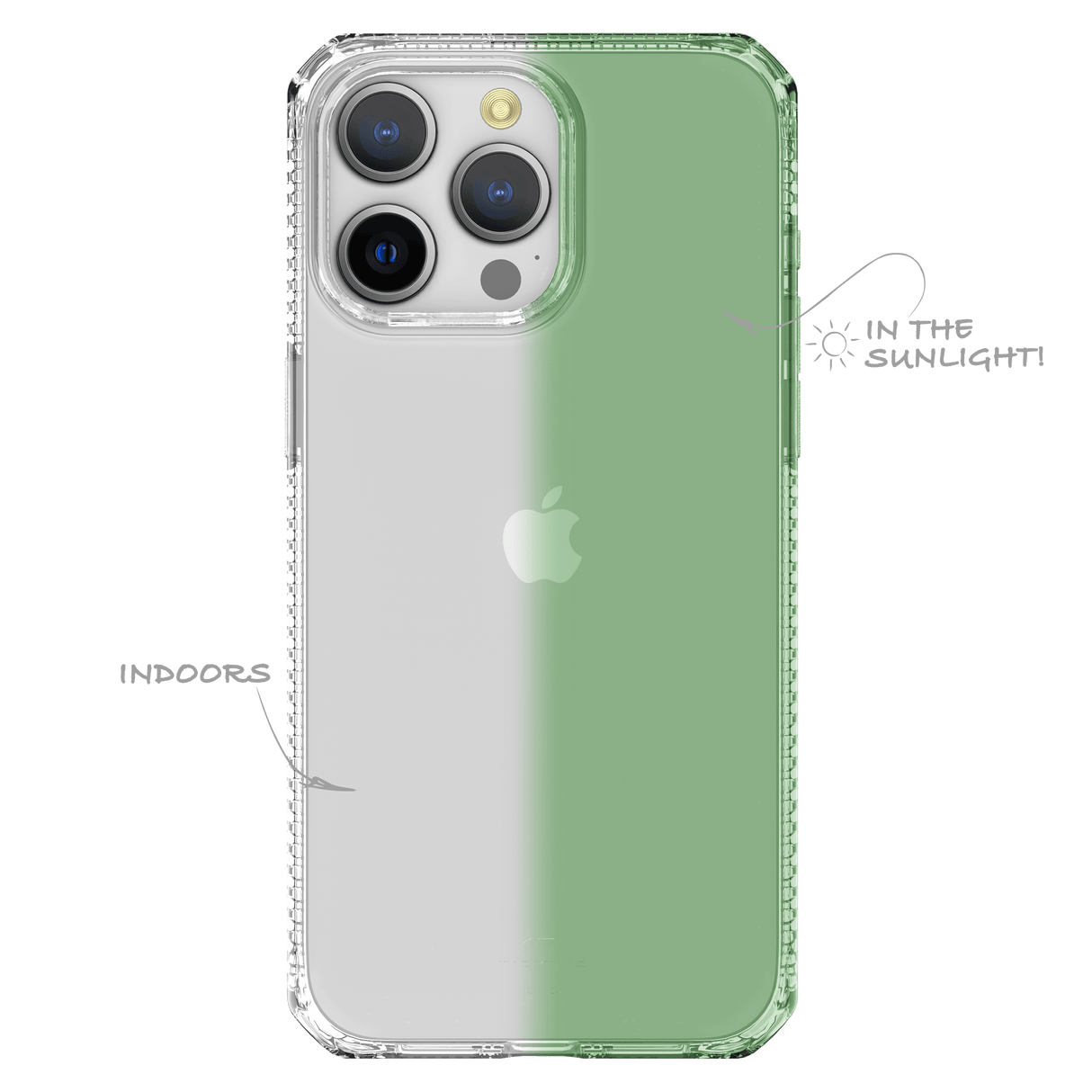 Itskins - Spectrumr Mood Case For Apple Iphone 15 Pro - Light Green