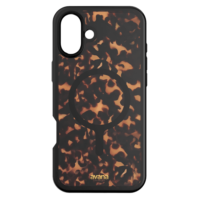 Avana - Tortoise Shell Magsafe Case For Apple Iphone 16 - Tortoiseshell