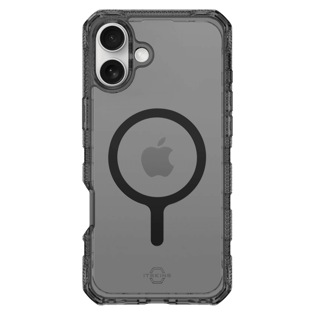 Itskins - Supremer Clear Magsafe Case For Apple Iphone 16 - Graphite