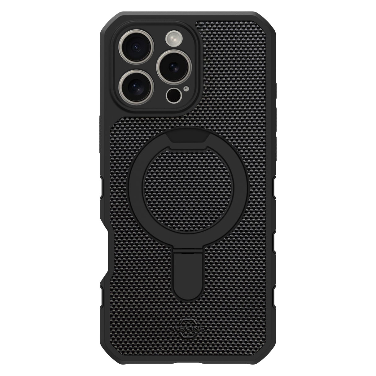 Itskins - Forcer Nylon Magsafe Case For Apple Iphone 16 Pro Max - Black