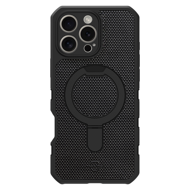 Itskins - Forcer Nylon Magsafe Case For Apple Iphone 16 Pro Max - Black