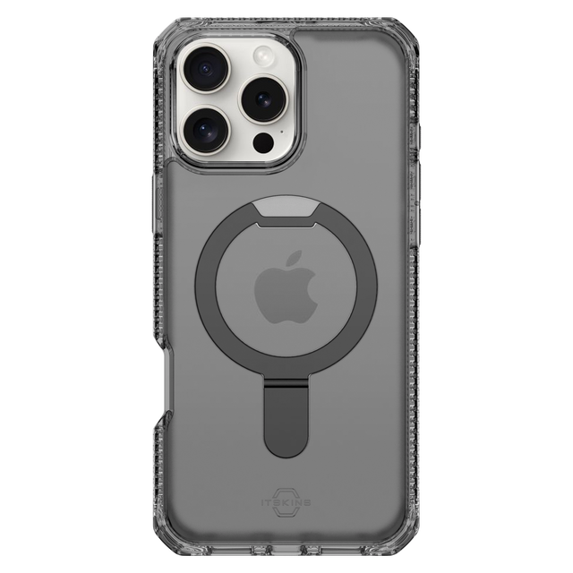 Itskins - Hybridr Vapor Stand Magsafe Case With Stand For Apple Iphone 16 Pro Max - Black