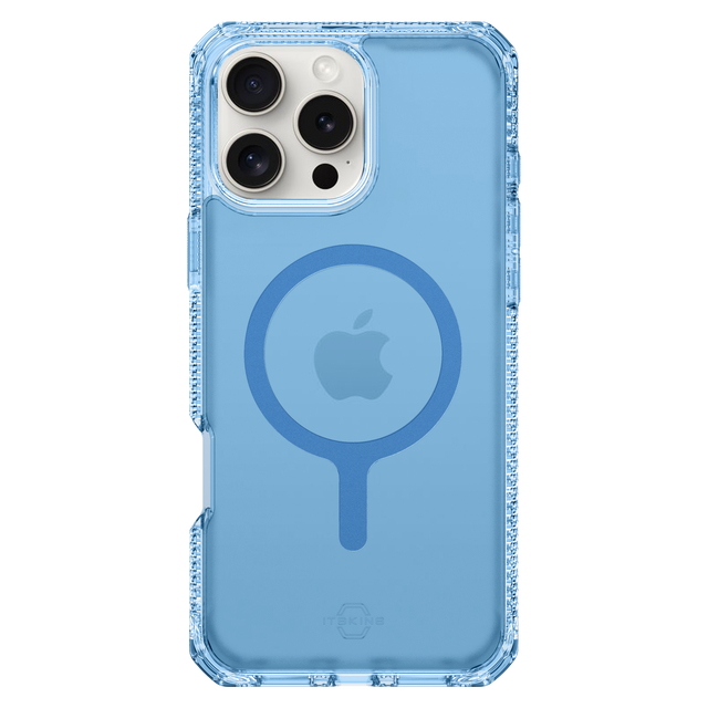 Itskins - Hybridr Vapor Magsafe Case For Apple Iphone 16 Pro - Light Blue