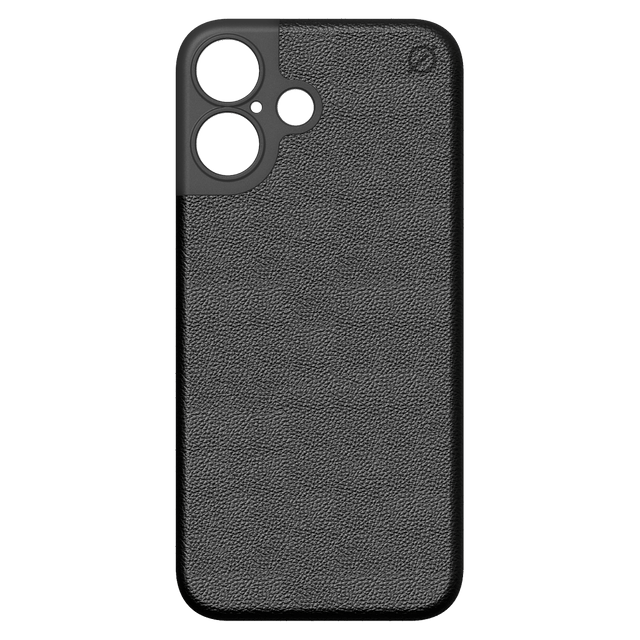 Atom Studios - Snap Cactus Leather Magsafe Case For Apple Iphone 16 - Carbon Black