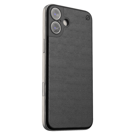 Atom Studios - Snap Cactus Leather Magsafe Case For Apple Iphone 16 Plus - Carbon Black