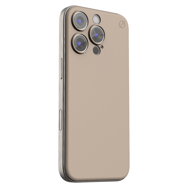 Atom Studios - Snap Soft Touch Magsafe Case For Apple Iphone 16 Pro - Stone Beige