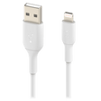 Belkin - Boost Up Charge Usb A To Apple Lightning Cable 3ft - White