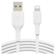 Belkin - Boost Up Charge Usb A To Apple Lightning Cable 10ft - White