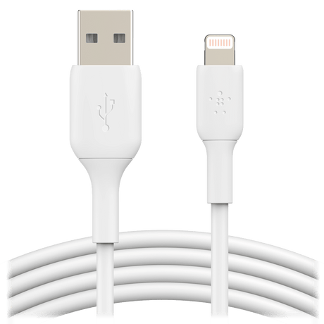 Belkin - Boost Up Charge Usb A To Apple Lightning Cable 10ft - White