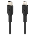 Belkin - Boost Up Charge Usb C To Apple Lightning Cable 3ft - Black