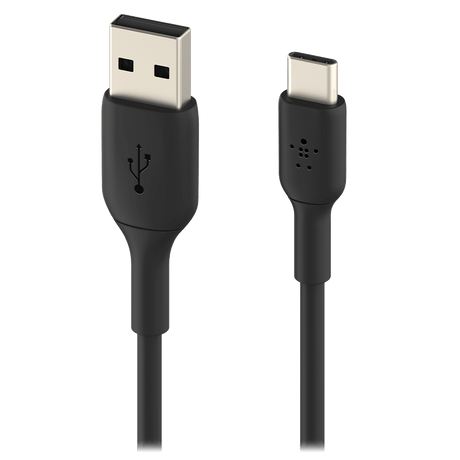 Belkin - Boost Up Charge Usb A To Usb C Cable 3ft - Black