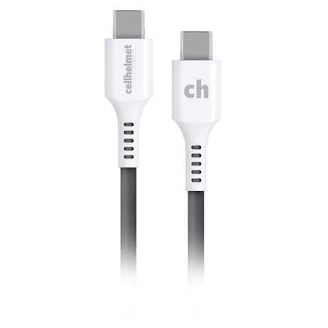 Cellhelmet - Type C To Type C Round Cable 6ft - Gray