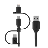 Belkin - Boost Charge Universal Cable 3ft - Black