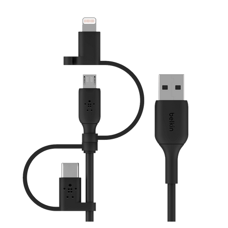 Belkin - Boost Charge Universal Cable 3ft - Black
