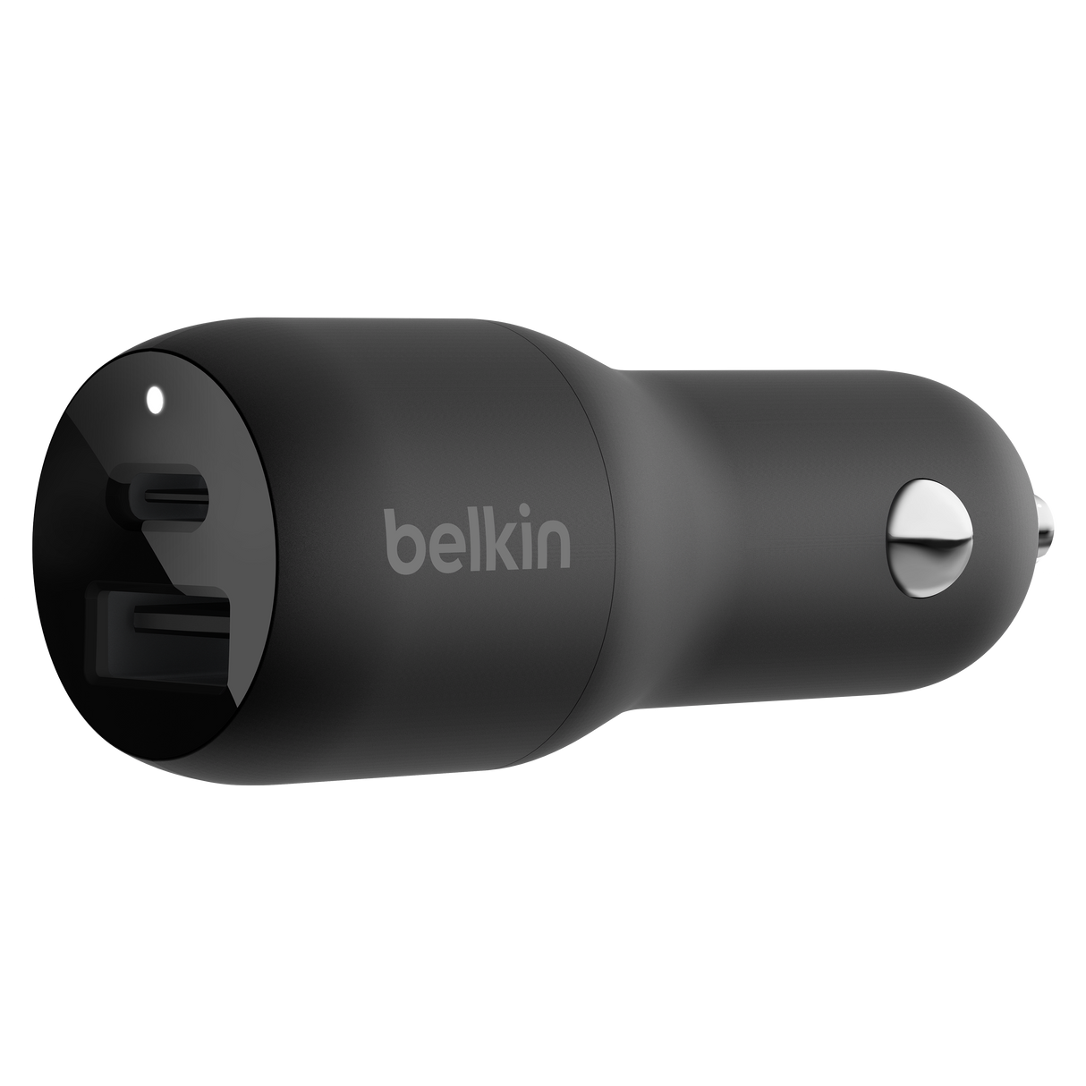 Belkin - Boost Up Charge Dual Port Usb A Pd Car Charger 37w With Pps - Black
