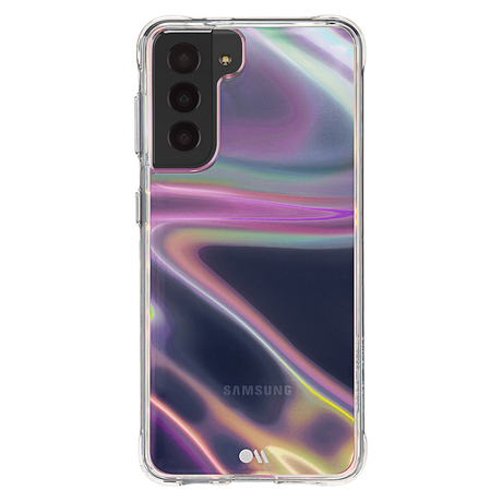 Case-mate - Soap Bubble Case With Micropel For Samsung Galaxy S21 5g - Iridescent