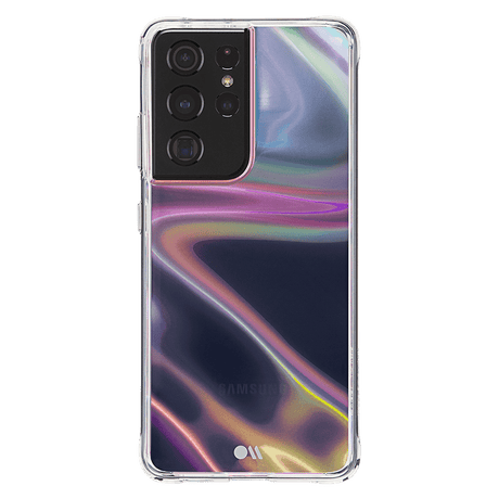 Case-mate - Soap Bubble Case With Micropel For Samsung Galaxy S21 Ultra 5g - Iridescent