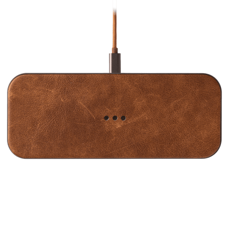 Courant - Catch2 Classic Wireless Charging Pad - Saddle