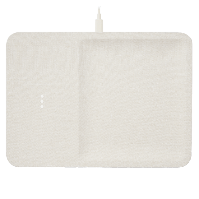 Courant - Catch3 Essentials Wireless Charging Pad - Natural