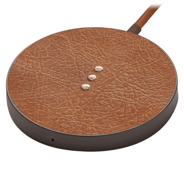 Courant - Mag1 Classics Wireless Magsafe Charging Pad - Saddle