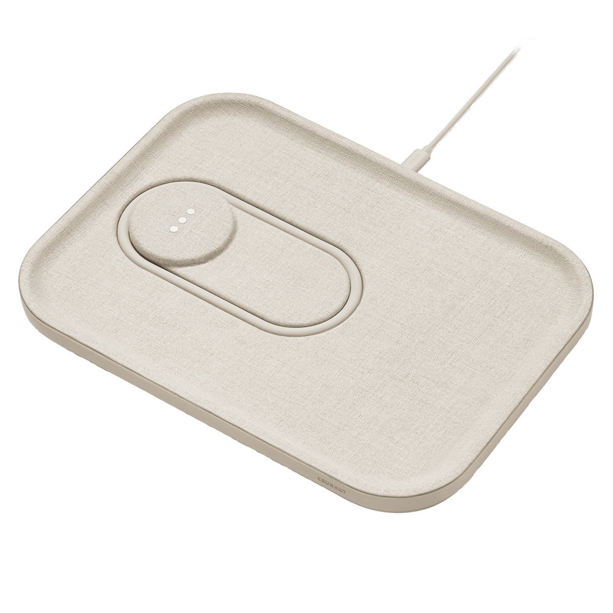 Courant - Mag3 Essentials Wireless Magsafe Charging Pad - Natural