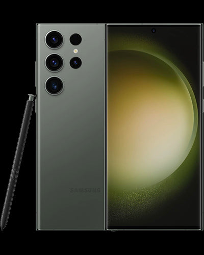 Samsung Galaxy S23 Ultra Unlocked, Display: 6.80" Dynamic AMOLED 2X, 120Hz, HDR10+, 1750 nits (peak), 1440x3088px resolution, 19.3:9 aspect ratio, 501ppi; Always-on display