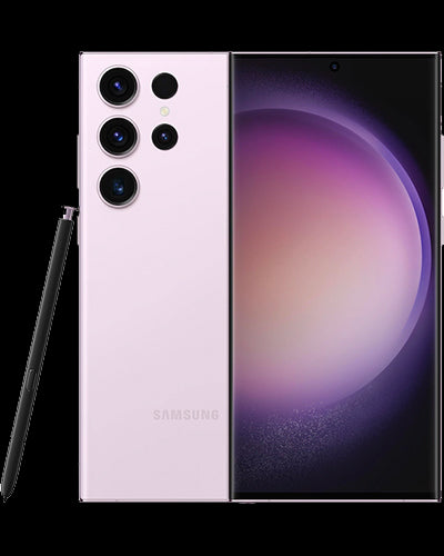 Samsung Galaxy S23 Ultra Unlocked, Display: 6.80" Dynamic AMOLED 2X, 120Hz, HDR10+, 1750 nits (peak), 1440x3088px resolution, 19.3:9 aspect ratio, 501ppi; Always-on display