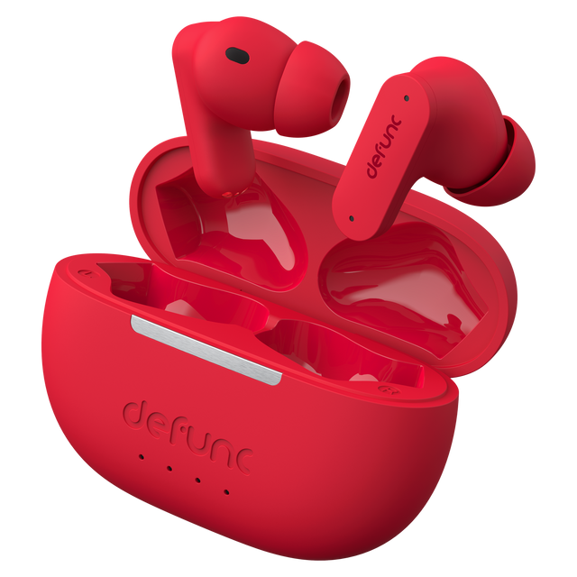 Defunc - Anc True Wireless In Ear Headphones - Red